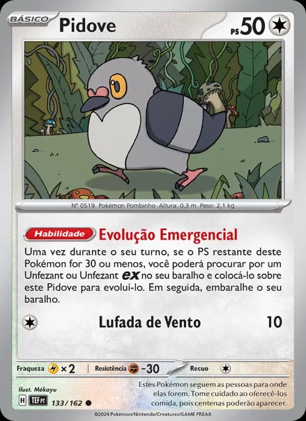 Pidove, carta 133 de Forças Temporais