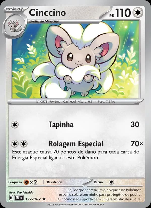 Cinccino, carta 137 de Forças Temporais