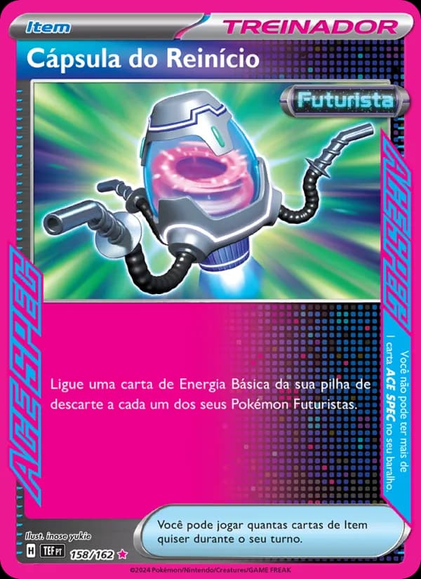 Cápsula do Reinício, carta 158 de Forças Temporais