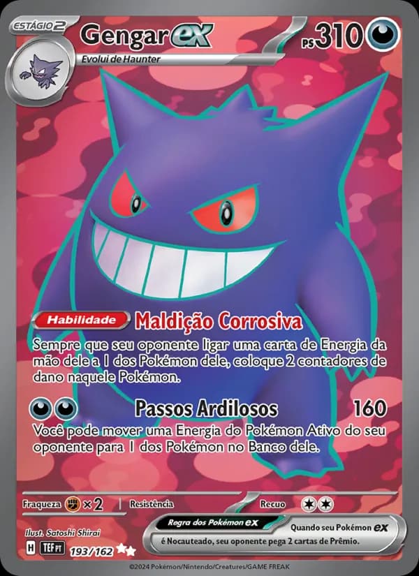 Gengar ex, carta 193 de Forças Temporais