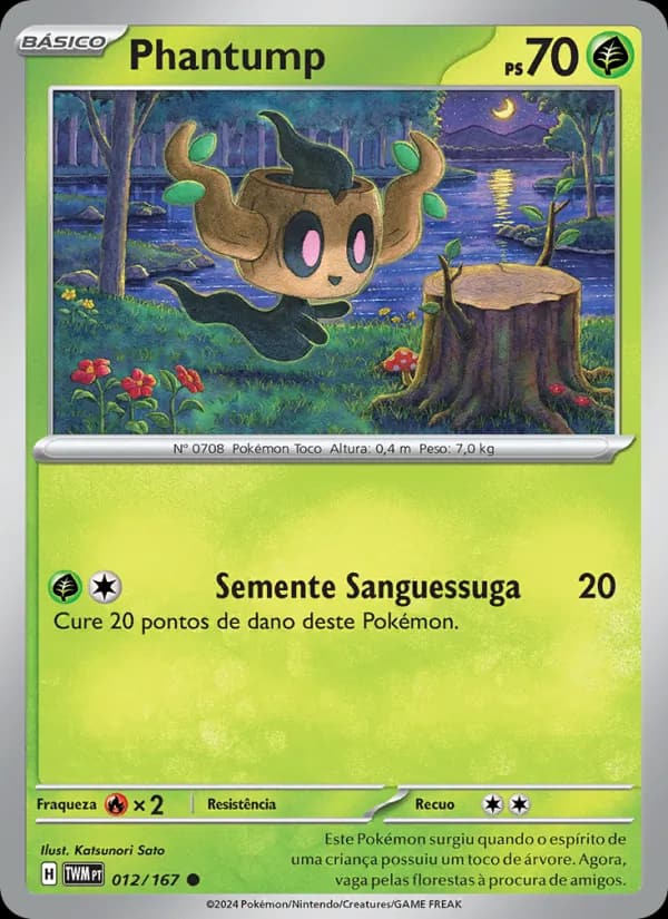 Phantump, carta 012 de Máscaras do Crepúsculo