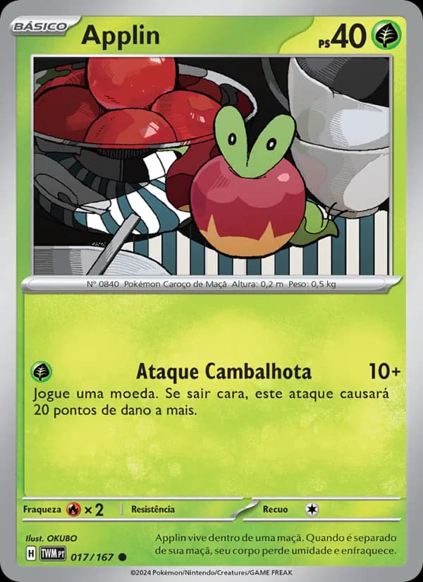 Applin, carta 017 de Máscaras do Crepúsculo
