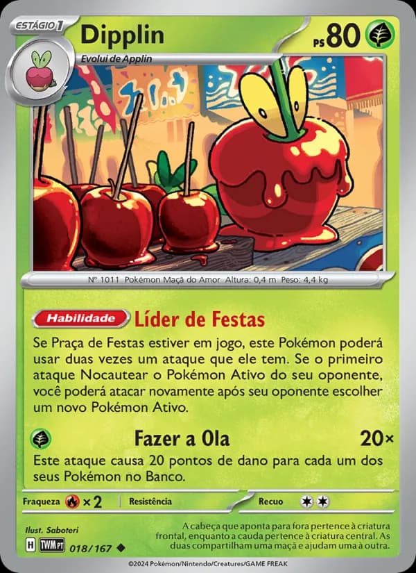 Dipplin, carta 018 de Máscaras do Crepúsculo