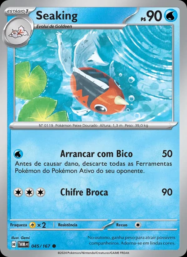 Seaking, carta 045 de Máscaras do Crepúsculo
