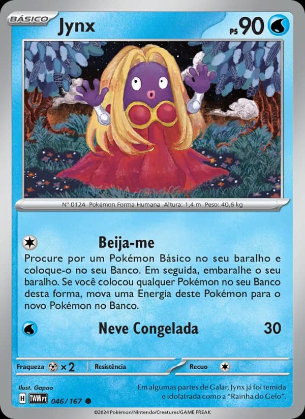 Jynx, carta 046 de Máscaras do Crepúsculo