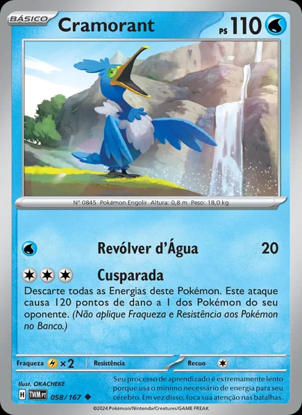 Cramorant, carta 058 de Máscaras do Crepúsculo