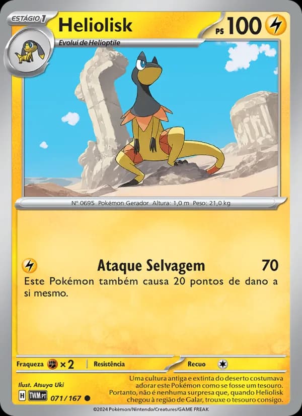 Heliolisk, carta 071 de Máscaras do Crepúsculo