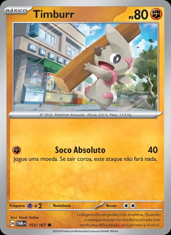 Timburr, carta 103 de Máscaras do Crepúsculo