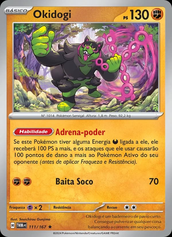 Okidogi, carta 111 de Máscaras do Crepúsculo