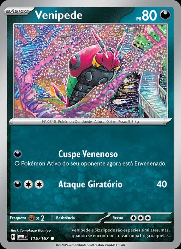 Venipede, carta 115 de Máscaras do Crepúsculo