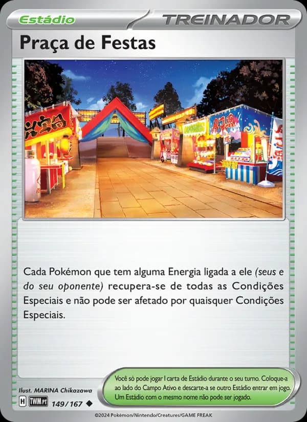 Praça de Festas, carta 149 de Máscaras do Crepúsculo