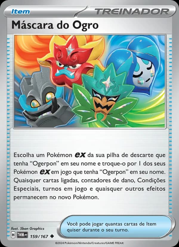 Máscara do Ogro, carta 159 de Máscaras do Crepúsculo