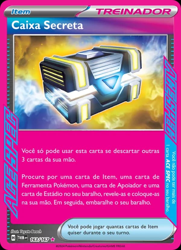 Caixa Secreta, carta 163 de Máscaras do Crepúsculo