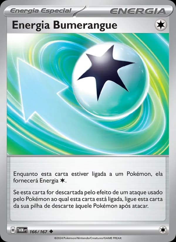 Energia Bumerangue, carta 166 de Máscaras do Crepúsculo