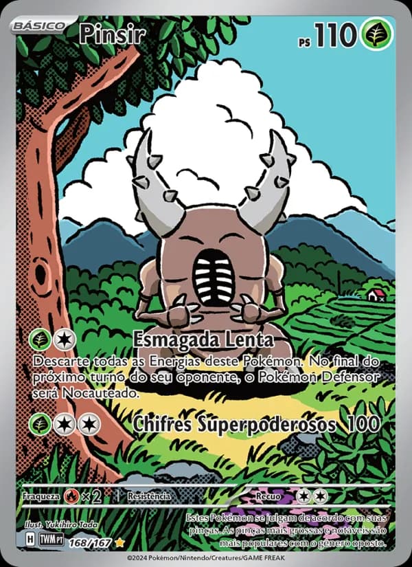 Pinsir, carta 168 de Máscaras do Crepúsculo