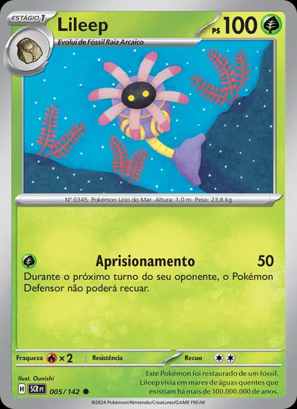 Lileep, carta 005 de Coroa Estelar