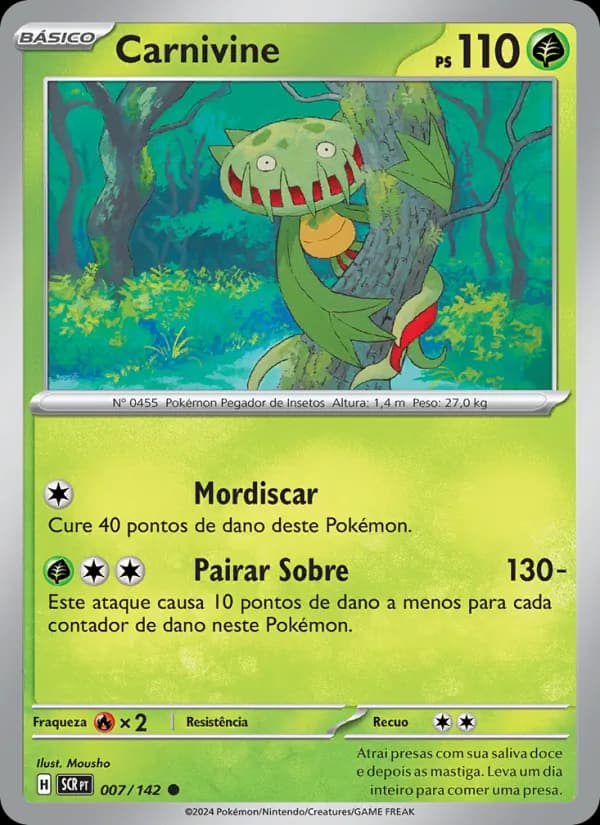 Carnivine, carta 007 de Coroa Estelar