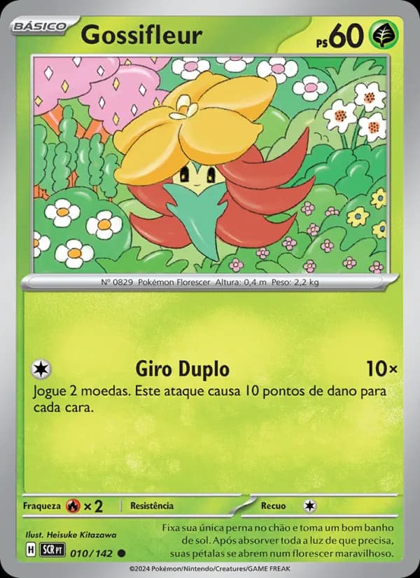 Gossifleur, carta 010 de Coroa Estelar