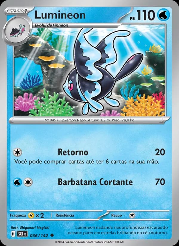 Lumineon, carta 036 de Coroa Estelar