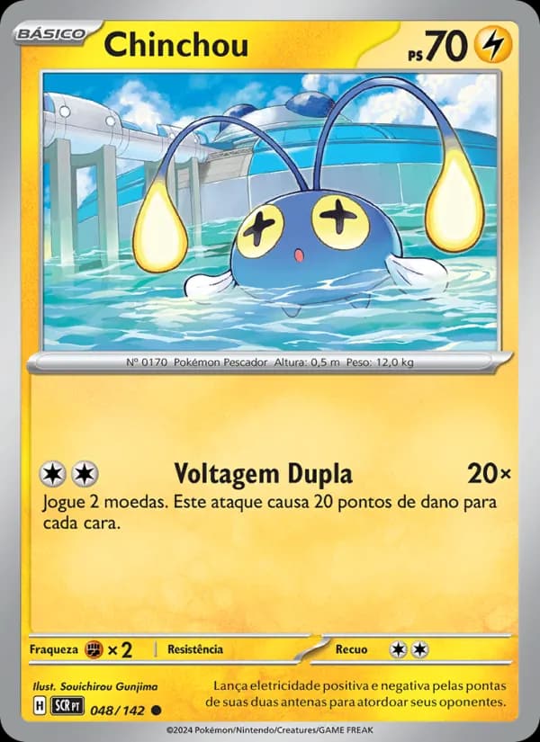 Chinchou, carta 048 de Coroa Estelar