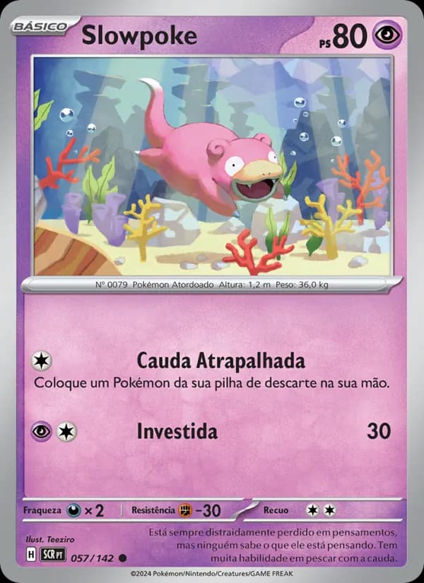 Slowpoke, carta 057 de Coroa Estelar