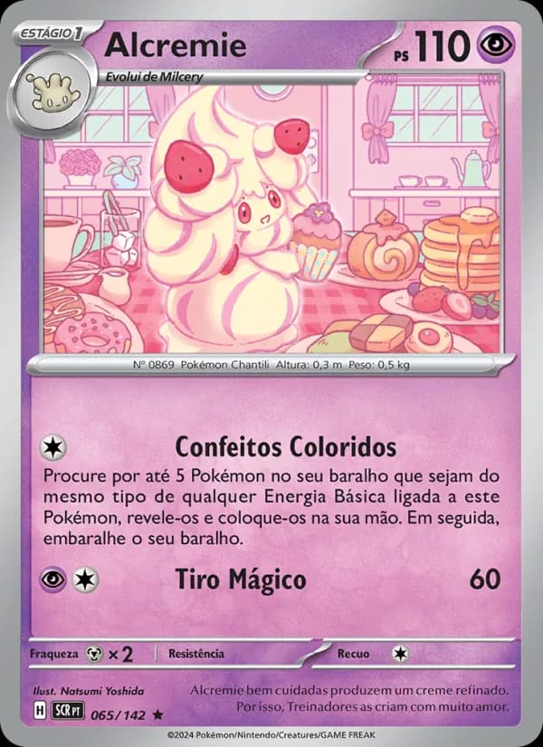 Alcremie, carta 065 de Coroa Estelar