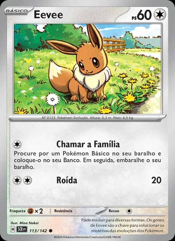 Eevee, carta 113 de Coroa Estelar