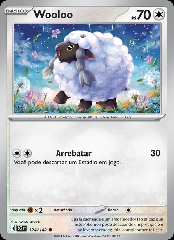 Wooloo, carta 124 de Coroa Estelar