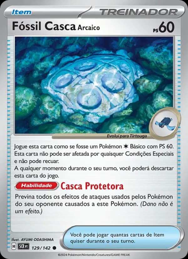 Fóssil Casca Arcaico, carta 129 de Coroa Estelar