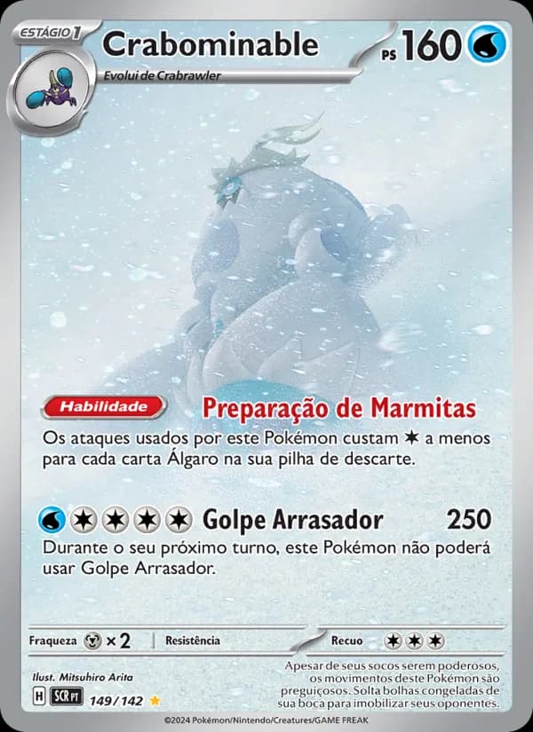Crabominable, carta 149 de Coroa Estelar