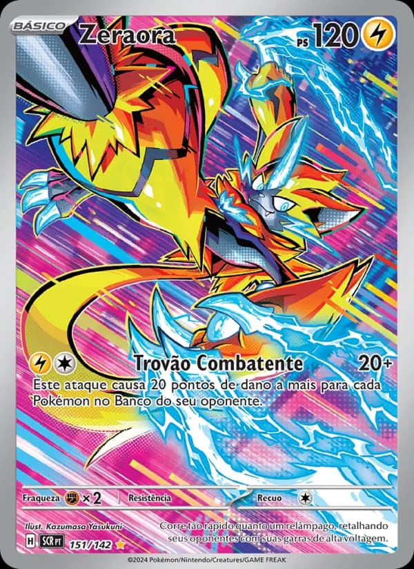 Zeraora, carta 151 de Coroa Estelar