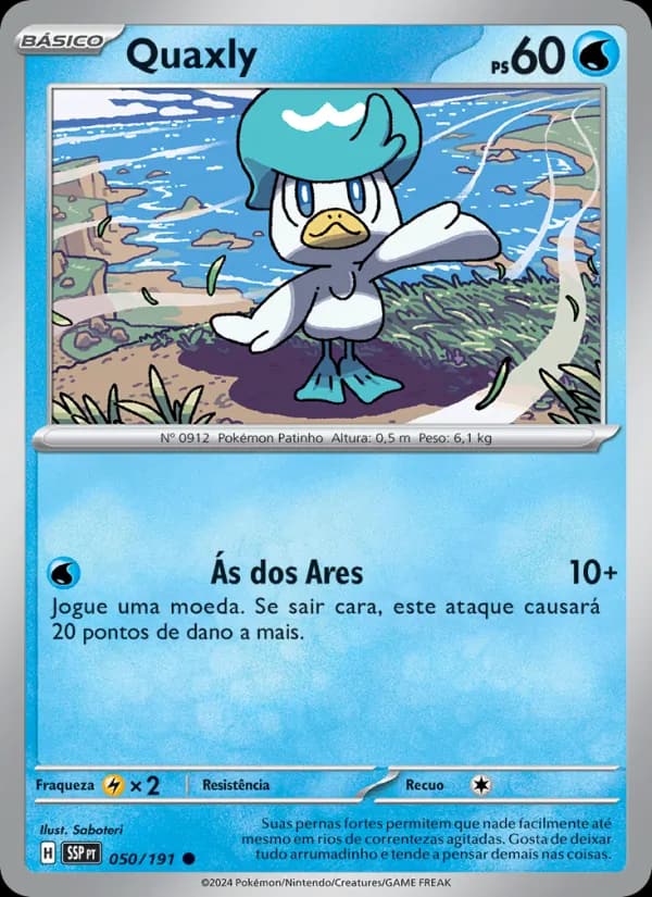 Quaxly, carta 050 de Fagulhas Impetuosas