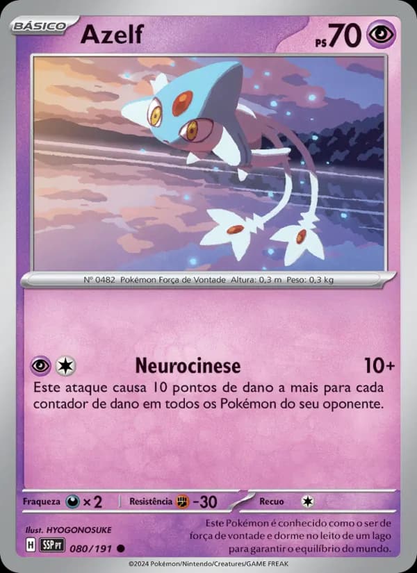 Azelf, carta 080 de Fagulhas Impetuosas