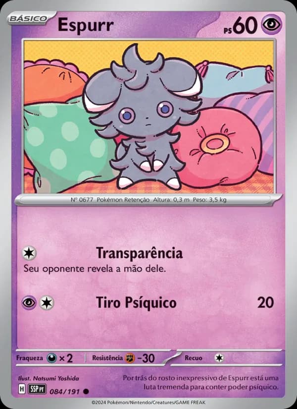 Espurr, carta 084 de Fagulhas Impetuosas