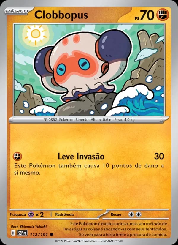 Clobbopus, carta 112 de Fagulhas Impetuosas