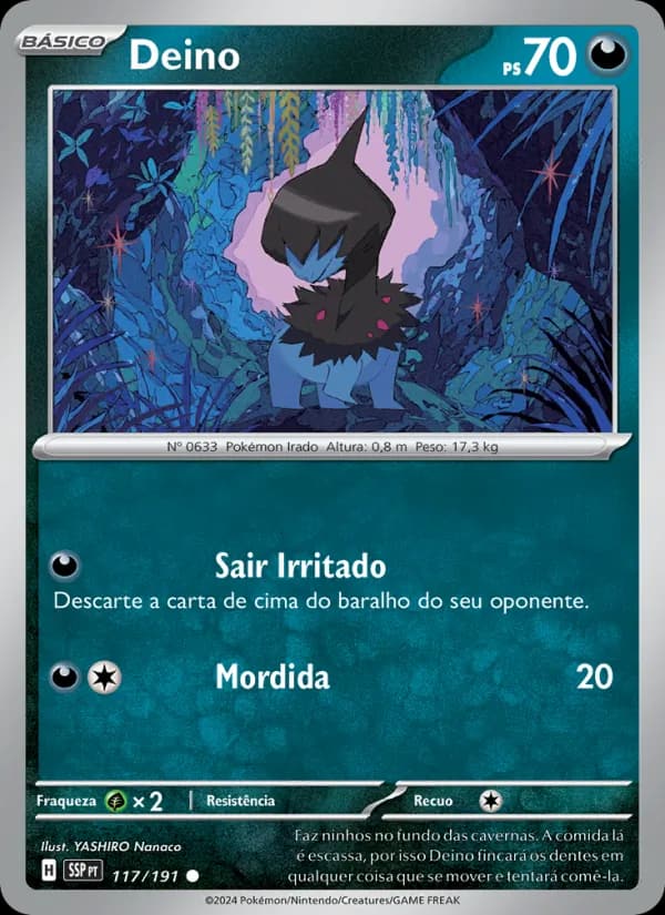 Deino, carta 117 de Fagulhas Impetuosas