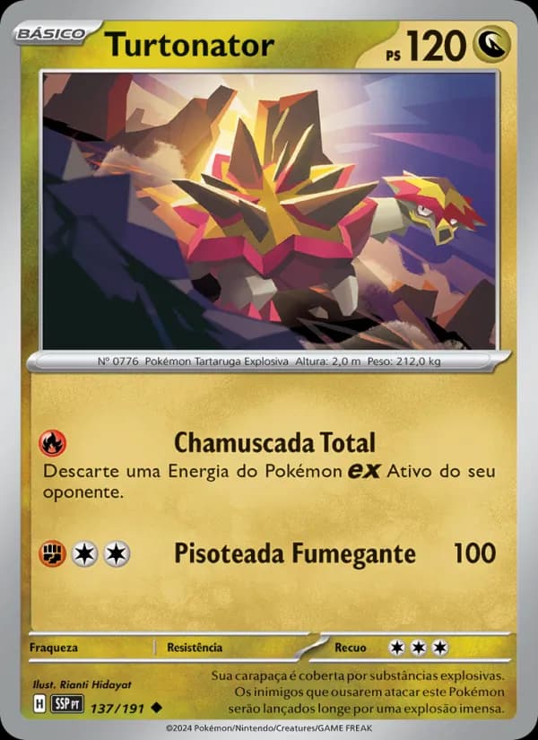 Turtonator, carta 137 de Fagulhas Impetuosas