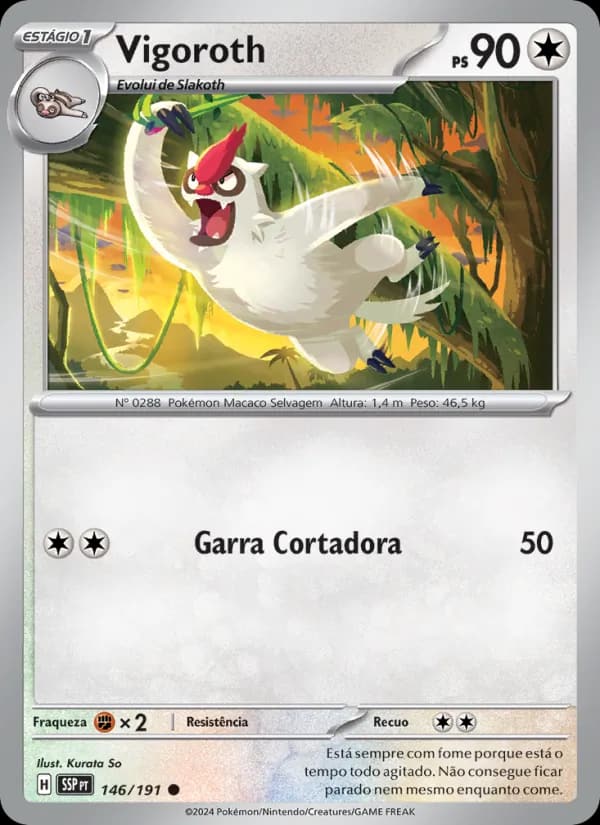 Vigoroth, carta 146 de Fagulhas Impetuosas