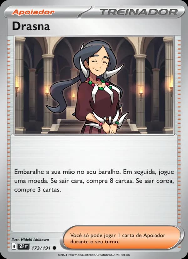 Drasna, carta 173 de Fagulhas Impetuosas