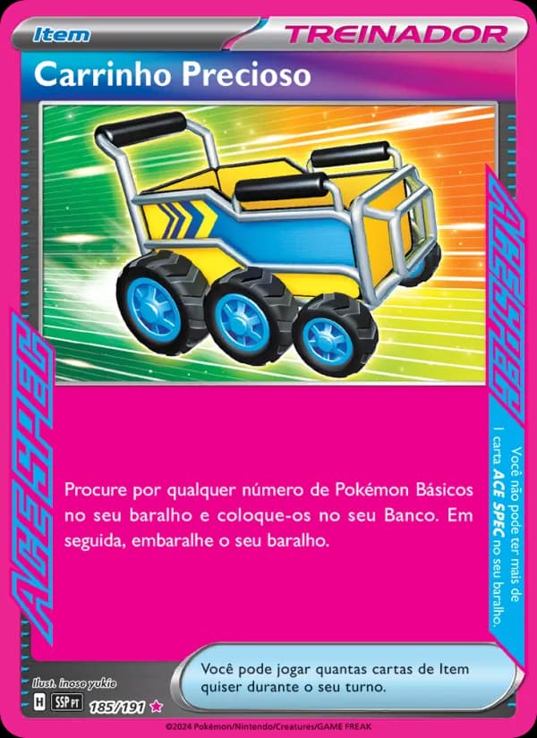 Carrinho Precioso, carta 185 de Fagulhas Impetuosas
