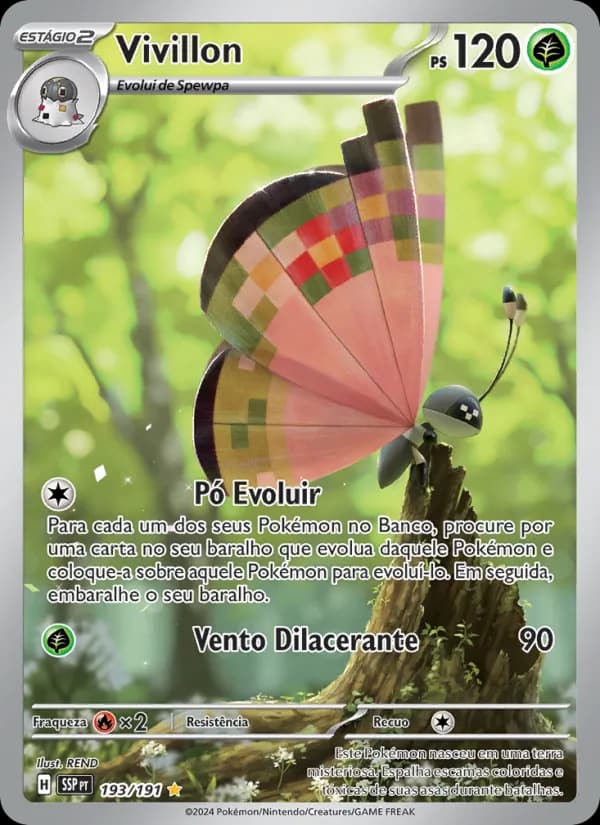 Vivillon, carta 193 de Fagulhas Impetuosas