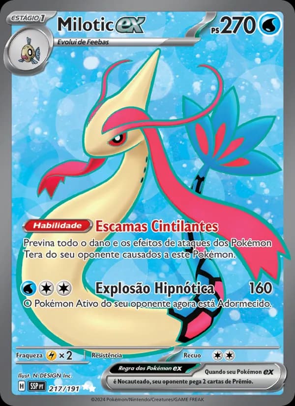 Milotic ex, carta 217 de Fagulhas Impetuosas