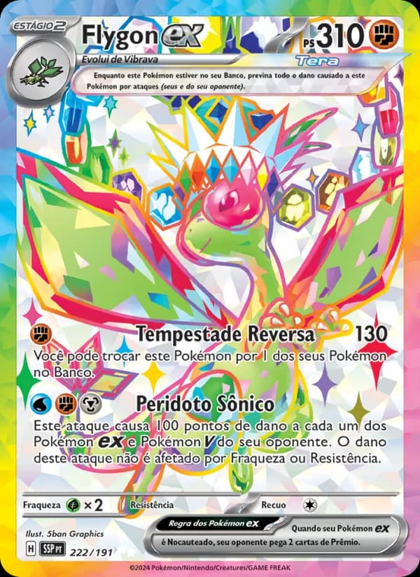 Flygon ex, carta 222 de Fagulhas Impetuosas