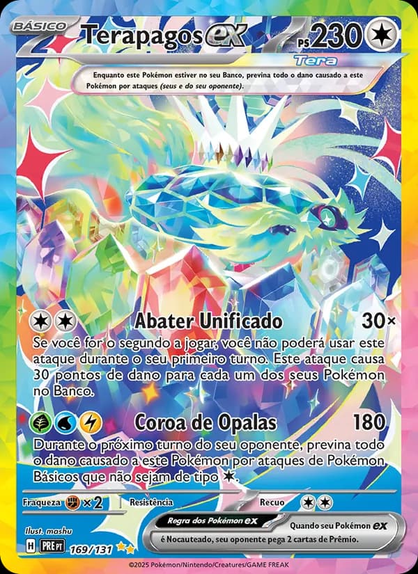 Terapagos ex, carta 169 de Evoluções Prismáticas