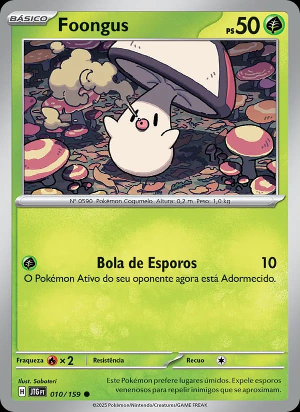 Foongus, carta 010 de Amigos de Jornada