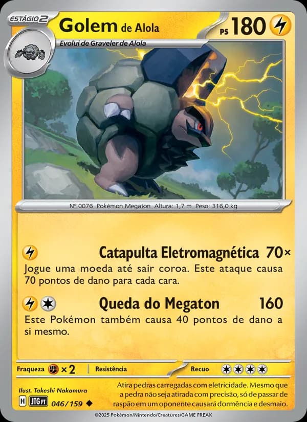 Golem de Alola, carta 046 de Amigos de Jornada