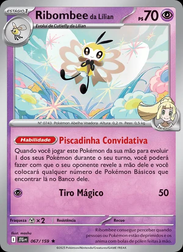 Ribombee da Lílian, carta 067 de Amigos de Jornada