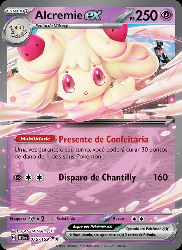 Alcremie ex, carta 075 de Amigos de Jornada