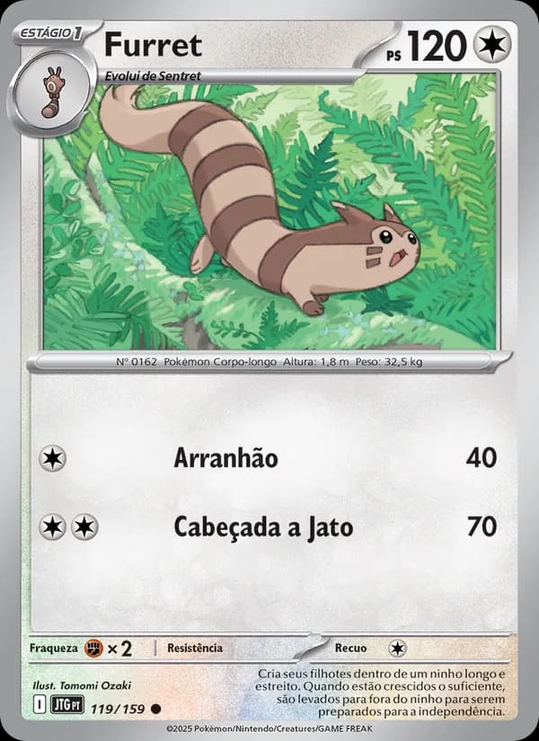 Furret, carta 119 de Amigos de Jornada