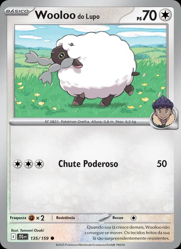 Wooloo do Lupo, carta 135 de Amigos de Jornada